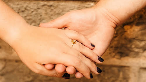 Beth and Josh in Gothic Quarter